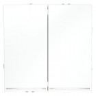 Переключатель проходной 2-кл. СП S70 10А с подсветкой механизм бел. матов. Voltum VLS020402