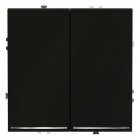 Переключатель проходной 2-кл. СП S70 10А с подсветкой механизм черн. матов. Voltum VLS020408