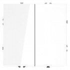 Выключатель 2-кл. СП S70 10А с самовозвратом механизм бел. глянцевый Voltum VLS020601