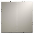 Выключатель 2-кл. СП S70 10А с самовозвратом механизм кашемир Voltum VLS020603