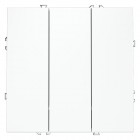 Выключатель 3-кл. СП S70 10А механизм бел. матов. Voltum VLS030102