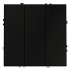 Выключатель 3-кл. СП S70 10А механизм черн. матов. Voltum VLS030108