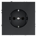 Розетка 1-м СП S70 16А с заземл. механизм графит Voltum VLS040107