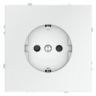 Розетка 1-м СП S70 16А с заземл. защ. шторки механизм бел. матов. Voltum VLS040202