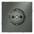 Розетка 1-м СП S70 16А с заземл. защ. шторки механизм титан Voltum VLS040206