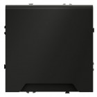 Розетка 1-м СП S70 16А с заземл. защ. шторки + крышка механизм черн. матов. Voltum VLS040308