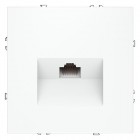 Розетка компьютерная 1-м СП S70 RJ45 кат.6 механизм бел. матов. Voltum VLS060102