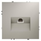 Розетка компьютерная 1-м СП S70 RJ45 кат.6 механизм кашемир Voltum VLS060103