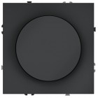 Светорегулятор поворотно-нажимной СП S70 600Вт механизм графит Voltum VLS070307