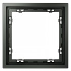 Рамка 1-м S70 пластик. титан Voltum VLS100106