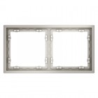 Рамка 2-м S70 пластик. кашемир Voltum VLS100203