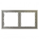 Рамка 2-м S70 пластик. шелк Voltum VLS100204