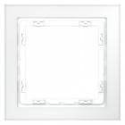 Рамка 1-м S70 стеклян. бел. матов. Voltum VLS110102