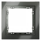 Рамка 1-м. S70 стеклян. титан Voltum VLS110106