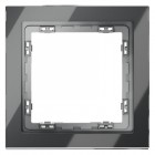 Рамка 1-м S70 стеклян. графит Voltum VLS110107