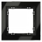 Рамка 1-м S70 стеклян. черн. Voltum VLS110108