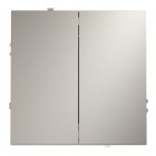 Переключатель перекрестный 2-кл. СП S70 10А механизм кашемир Voltum VLS020503