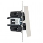 Выключатель 1-кл. СП BRITE ВС10-1-1-БрЖ 10А с инд. жемчуж. IEK BR-V10-1-10-K36