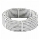 Труба гофрированная ПВХ d50мм с протяжкой сер. (уп.15м) TOKOV ELECTRIC TKE-TG/P-50-C06/15