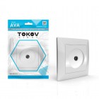 Розетка TV СП AVA в сборе бел. TOKOV ELECTRIC TKL-AV-A1O-C01