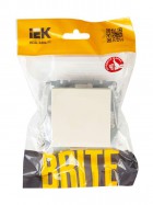 Выключатель перекрестный 1-кл. СП BRITE 10А ВС10-1-3-БрБ беж. IEK BR-V13-0-10-K10