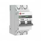 Выключатель авт. мод. 2п C 32А ВА 47-63 4.5кА PROxima EKF mcb4763-2-32C-pro