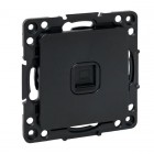 Розетка компьютерная 1-м Стокгольм RJ45 механизм черн. PROxima EKF EZK01-035-10