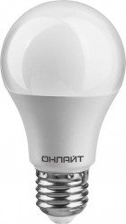Лампа светодиодная 61 140 OLL-A60-10-230-6.5K-E27 грушевидная 10Вт ОНЛАЙТ 61140