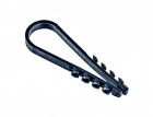 Дюбель-хомут PCD-R 11-18-55-100BL для круглого кабеля PA6.6 черн. (уп.100шт) JazzWay 5054868