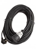 Удлинитель-шнур 1х50м 10А IP44 3500Вт 220-350В КГ 2х1.0мм каучук КОСМОС YSHKsm50m-1g(10A)KG