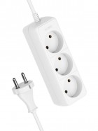 Удлинитель 3х1.5м без заземл. 16А IP20 ПВС 2х1.5 КОСМОС YKsm1.5m-3g(K)