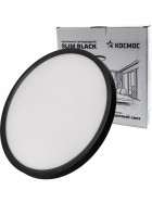 Светильник светодиодный SLIM BLACK 38Вт 4500К IP40 2650лм 230В 400х25мм КОСМОС KSlim38w_B4500K