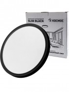 Светильник светодиодный SLIM BLACK 28Вт 4500К IP40 2398лм 230В 300х25мм КОСМОС KSlim28w_B4500K