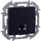 Розетка компьютерная Inspiria RJ45 кат.5E UTP антрацит Leg 673828