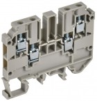 Колодка клеммная CTS-MC ARMAFIX 4 вывода 4кв.мм сер. IEK YCT12-00-4-K03-004