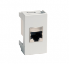 Розетка компьютерная 1-м 1мод. Viva RJ45 кат.5E экранир. бел. DKC 45048