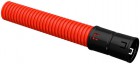Труба гофрированная двустенная ПНД d50 с муфтой красная (уп.50м) ИЭК CTG12-050-K04-050-R/CTG12-050-K04-050