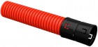 Труба гофрированная двустенная ПНД d63 с муфтой красная (уп.50м) ИЭК CTG12-063-K04-050-R