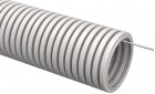 Труба гофрированная ПВХ d25мм с зондом сер. (уп.10м) ИЭК CTG20-25-K41-010I