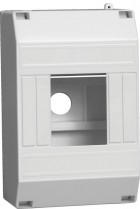 Бокс ОП ИЭК КМПн 1/4 IP30 на 2-4 модуля 79х125х58 MKP31-N-04-30-135