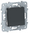 Механизм выключателя 1-кл. 2мод. СП Unica New IP21 (сх. 1) 250В 10AX антрацит SchE NU520154