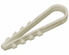 Дюбель-хомут 5-10 для круглого кабеля бел. (уп.100шт) Rexant 07-4501