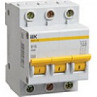 Выключатель автоматический модульный 3п C 63А 4.5кА ВА47-29 ИЭК MVA20-3-063-C