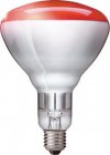 Лампа PHILIPS IR250RH BR125 E27 230-250V d125x181 красная