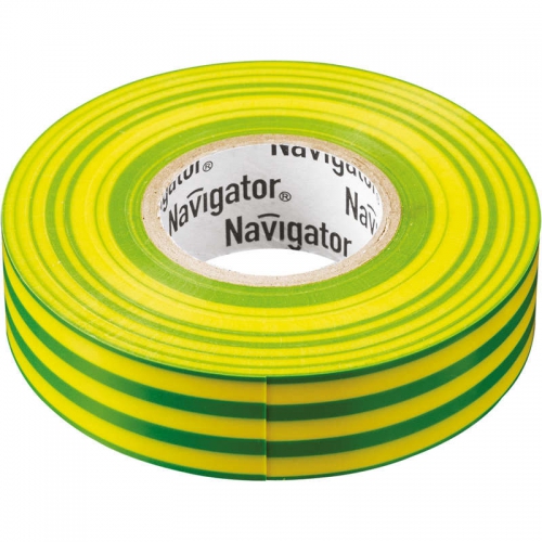 Изолента ПВХ 15мм (рул.20м) жел/зел. NIT-B15-20/YG Navigator 71108 71108