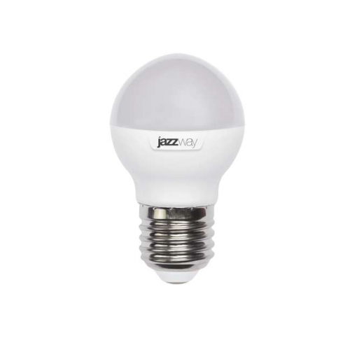 Лампа светодиодная PLED-SP-G45 7Вт шар 5000К холод. бел. E27 540лм 230В JazzWay 1027887-2 1027887-2