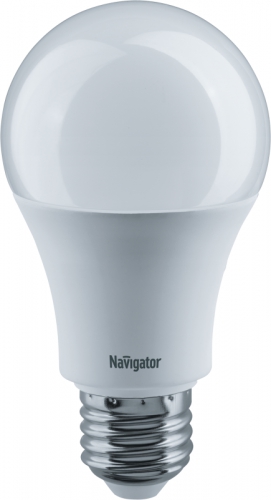 Лампа светодиодная 71 296 NLL-A60-12-230-2.7K-E27 (Standard) 12Вт грушевидная 2700К тепл. бел. E27 900лм 176-264В Navigator 71296 71296