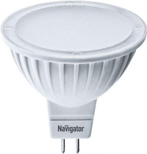 Лампа светодиодная 61 382 NLL-MR16-7-230-3K-GU5.3-DIMM 7Вт рефлектор матовая 3000К тепл. бел. GU5.3 500лм 220-240В диммир. NAVIGATOR 61382 61382