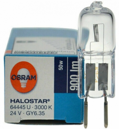 Лампа OSRAM 64445 U HALOSTAR UV-ST 50W 24V GY6,35 64445