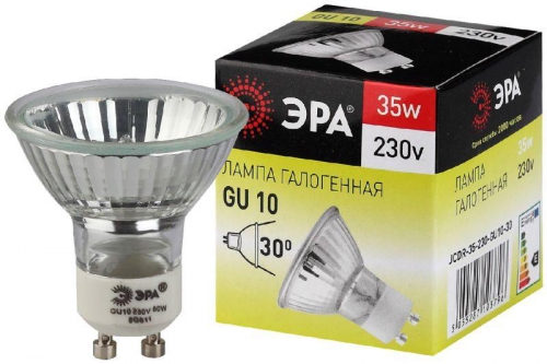 Лампа галогенная GU10-JCDR (MR16) -35W-230V ЭРА C0027385 C0027385